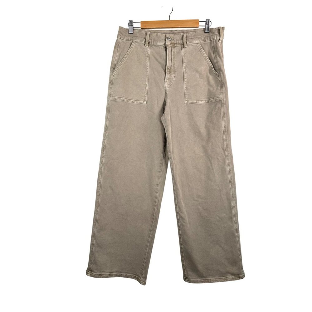 American Eagle Skater jeans stone wash‎ baggy 90s relaxed stretchy sz 14